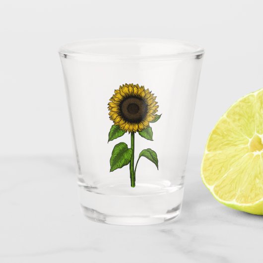 Verre A Shot Tournesol (Devant)