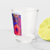 Verre A Shot Tournesols colorés Abstraits #338 - (Droite)
