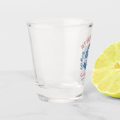 Verre A Shot Tout American Red White et Boujee (Gauche)