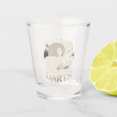Verre A Shot Tout ce que je fais est Win and Play Darts - Dart  (Devant)
