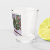 Verre A Shot Train forestier de Noël (Droite)