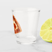 Verre A Shot Tranche de pizza pepperoni classique de SlipperyJo (Droite)