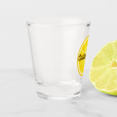 Verre A Shot tranche orange (Gauche)