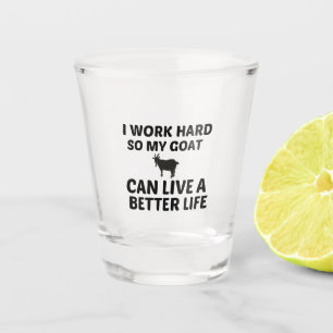 VERRE A SHOT TRAVAIL DE CHÈVRE MEILLEURE VIE