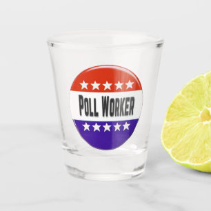 Verre A Shot Travailleur de sondage