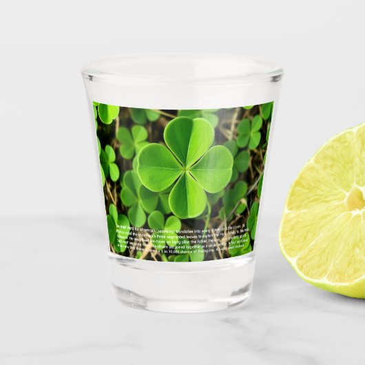 Verre A Shot Trèfle Chanceux (Devant)