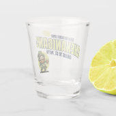 Verre A Shot Trèfles et Farces Saint-Patrick (Dos)