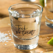 Verre A Shot Trick ou Treat Shot Glass | Bonne fête d'Halloween