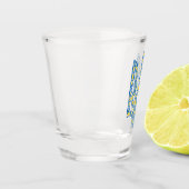 Verre A Shot trident de l'emblème national ukrainien tryzub eth (Gauche)