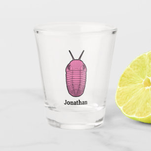 Verre A Shot Trilobite préhistorique