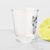 Verre A Shot Trois Loups blancs (Gauche)
