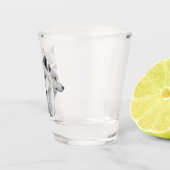 Verre A Shot Trois Loups blancs (Droite)