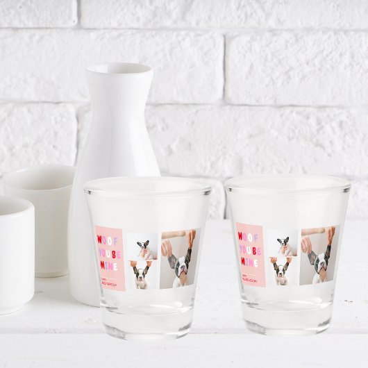 Verre A Shot Trois photos de collection | Cadeau Valentines de 