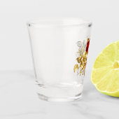 Verre A Shot Trois Roses de bijoux (Gauche)