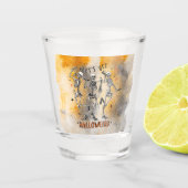 Verre A Shot Trois Skeletons Dansant - Obtenons Hallobizarres! (Devant)