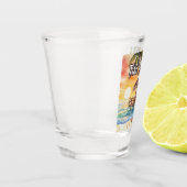 Verre A Shot Tropical Beach Tiki Bar Party (Gauche)