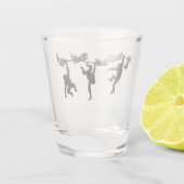 Verre A Shot Troupe de singe (Dos)