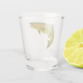 Verre A Shot Truite arc-en-ciel de feuilles d'Aspen 4 (Dos)