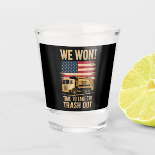 Verre A Shot Trump 2024 Nous avons gagné Victoire Victoires Inv