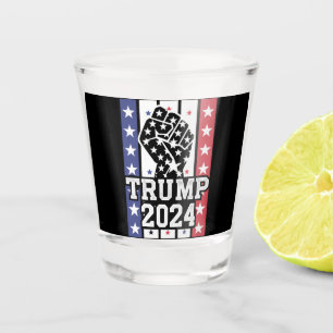 Verre A Shot Trump 2024 Poing Hors-la-loi Hillbilly J.D.Vance 2