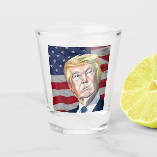 Verre A Shot Trump 45e Président des États-Unis - Don (Devant)