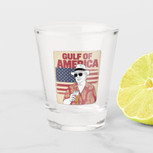 Verre A Shot Trump Amérique golfe Mexique Président Trump