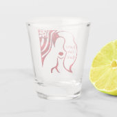 VERRE A SHOT TRUMP GIRLS ROCK ! (Dos)