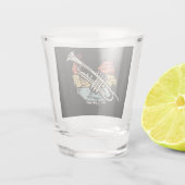 Verre A Shot Trumpet Vintage (Dos)