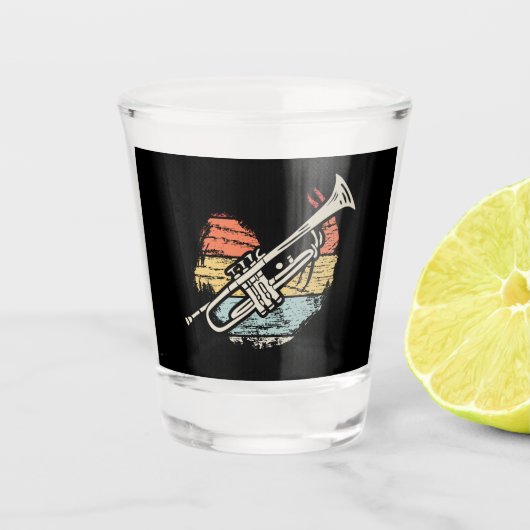 Verre A Shot Trumpet Vintage (Devant)
