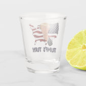 Verre A Shot Trump's turn shot glass (Dos)