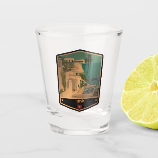 Verre A Shot Tunisie (Devant)