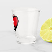 Verre A Shot Turquie Code Pays Drapeau Coeur, TUR (Droite)