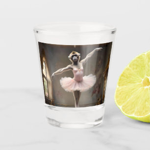 Verre A Shot "Tutu-rific ! La Pirouette gracieuse de Gibbon"