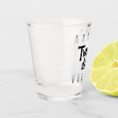 Verre A Shot TWEEDLE DUM célibataire argyle diamant (Gauche)