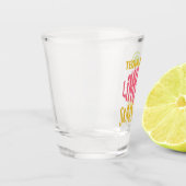 Verre A Shot Typographie Tequila Lime & Sunshine Mignonne (Gauche)