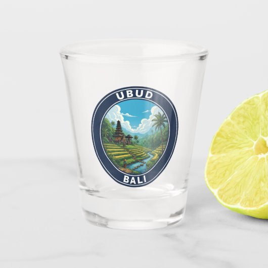 Verre A Shot Ubud Bali Indonésie Voyage (Devant)