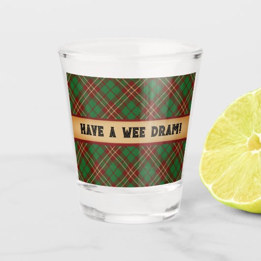 Verre A Shot Un dram de Wee de Scotch (Devant)