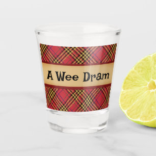 Verre A Shot Un dram de Wee de Scotch