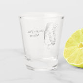 Verre A Shot Un jour j'irai... (Dos)