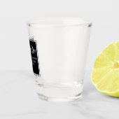 Verre A Shot Un mariage Merci contemporain (Droite)