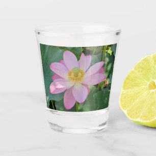 Verre A Shot Une fleur de lotus vibrante