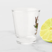 Verre A Shot Une jolie illustration de kangourou australien (Gauche)