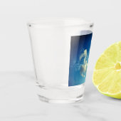 Verre A Shot Une ligne de nuages (Gauche)