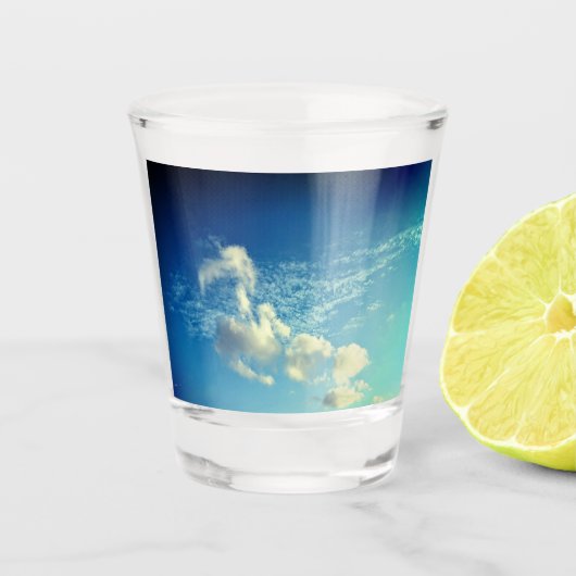 Verre A Shot Une ligne de nuages (Devant)