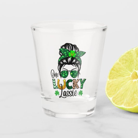 Verre A Shot Une Lucky Lassie (Devant)