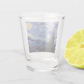 Verre A Shot Une nuit étoilée : Saint Remy par Vincent Van Gogh (Dos)