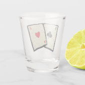 Verre A Shot Une Paire D'As (Dos)