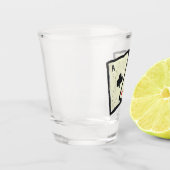Verre A Shot Une Paire D'As (Gauche)
