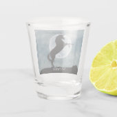 Verre A Shot Unicorn Silhouette Moon Félicitations Ajouter Un N (Dos)