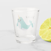 Verre A Shot Unicorne de mer étroite (Dos)